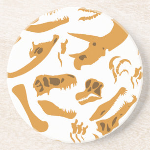 Posavasos De Arenisca Dinosaurios Bones