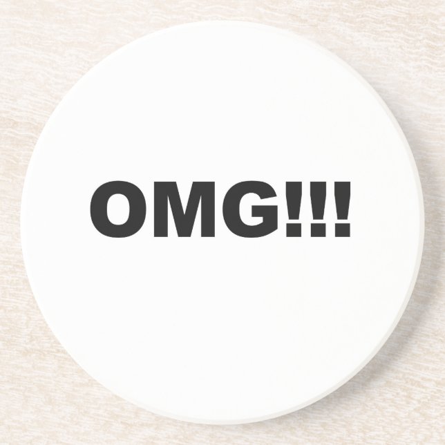 Posavasos De Arenisca ¡¡¡Dios mío!!! (Frente)