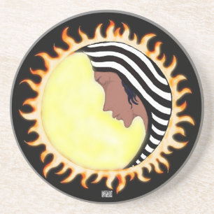 Posavasos De Arenisca Diosa 2 de la luna