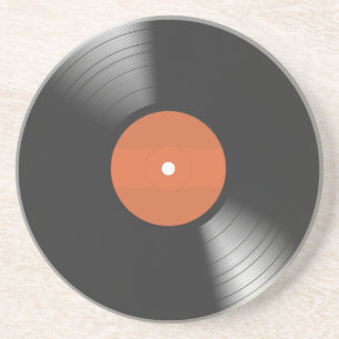 Posavasos De Arenisca Disco de vinilo