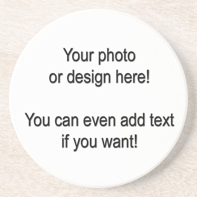 Posavasos De Arenisca Diseñar sus propios procesadores (Frente)