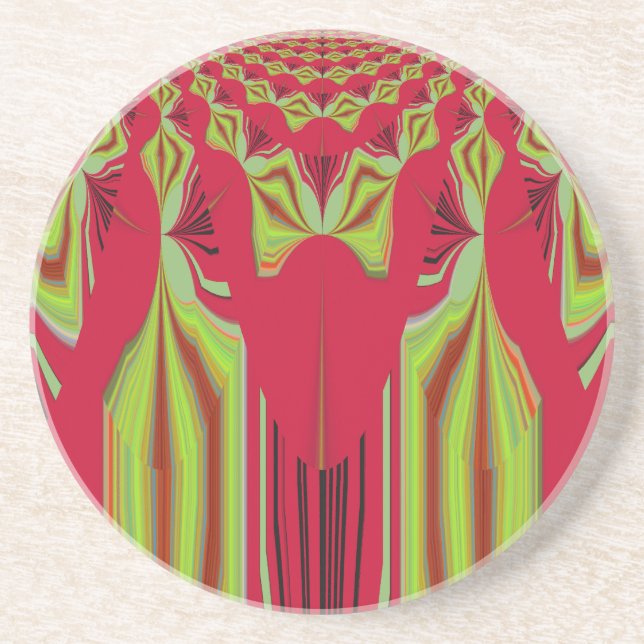Posavasos De Arenisca Diseño de Hakuna Matata sin foco (Frente)