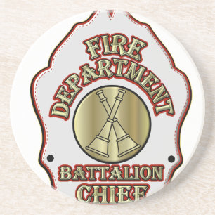 Posavasos De Arenisca Diseño del escudo del batallón del cuerpo de