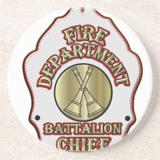 Posavasos De Arenisca Diseño del escudo del batallón del cuerpo de