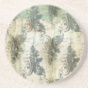 Posavasos De Arenisca Diseño moderno Fleur De Lis