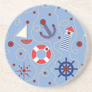 Posavasos De Arenisca Diseño náutico del remiendo