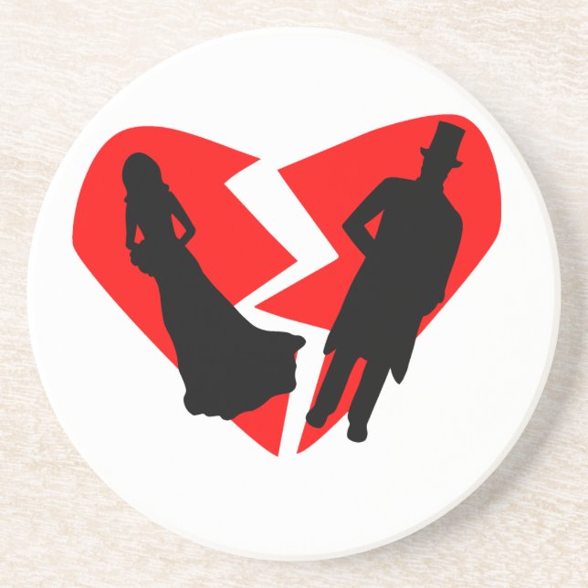 Posavasos De Arenisca Divorcio (Frente)