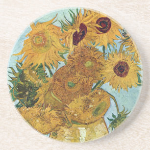 Posavasos De Arenisca Doce giratorias de Van Gogh