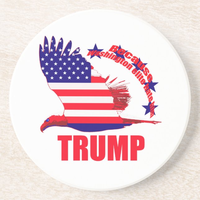 Posavasos De Arenisca Donald Trump (Frente)