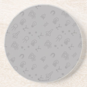 Posavasos De Arenisca Doodles del espacio y de la ciencia