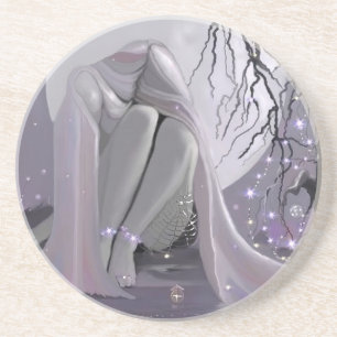 Posavasos De Arenisca ¡Dormido de la luna!