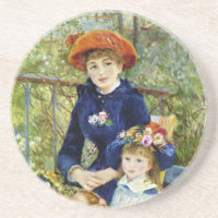 Dos hermanas (en la terraza) de Pierre Renoir