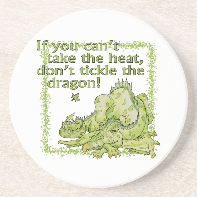 Posavasos De Arenisca Dragón (Frente)