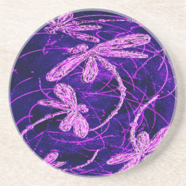 Posavasos De Arenisca Dragonfly Flit Disco