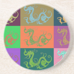 Posavasos De Arenisca Dragons Beeat Coaster