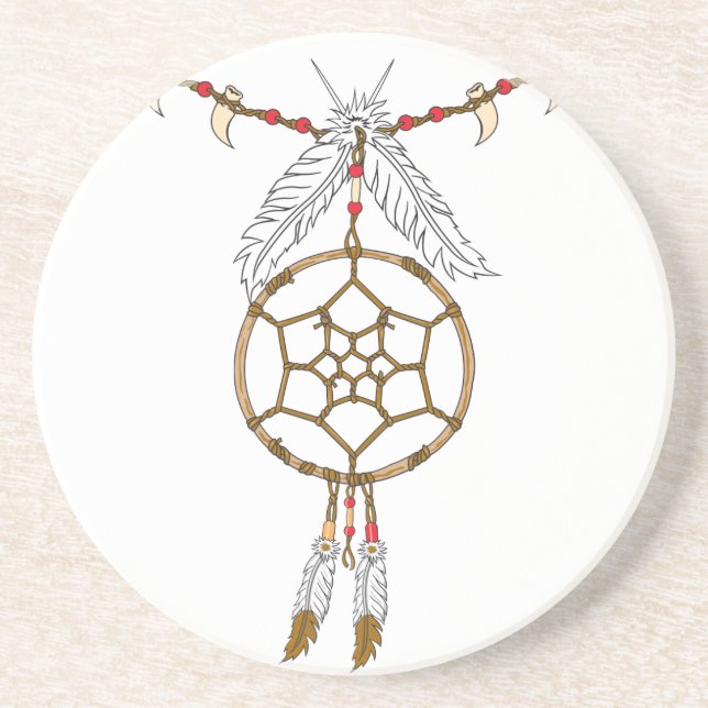 Posavasos De Arenisca DreamCatcher (Frente)