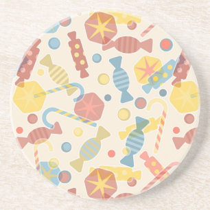 Posavasos De Arenisca Dulces y modelo del caramelo