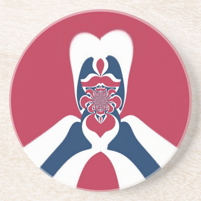 Posavasos De Arenisca E-T extraterritorial Hakuna Matata vengo en paz (Frente)