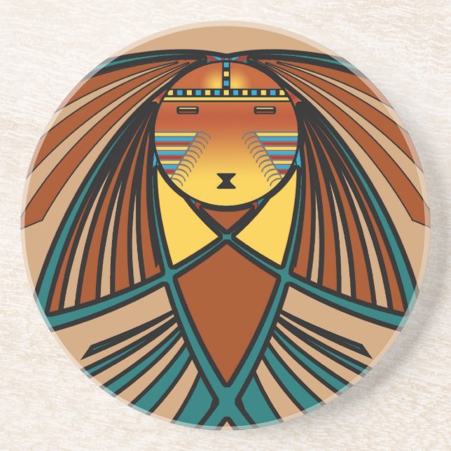 Posavasos De Arenisca Eagle Sun (Frente)