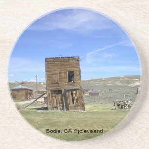 Posavasos De Arenisca Edificio inclinado en Ghost Town Bodie, CA