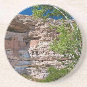 Posavasos De Arenisca EE. UU., Arizona. Castillo de Montezuma, Las Ruina