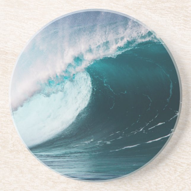 Posavasos De Arenisca EE. UU., Hawái, Oahu, Olas grandes (Frente)