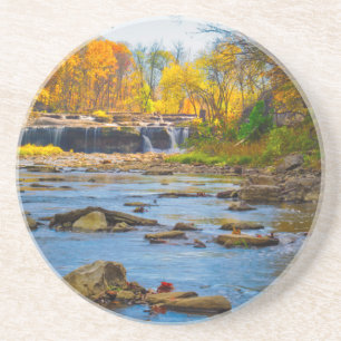 Posavasos De Arenisca EE. UU., Indiana. Cataract Falls State Recreation