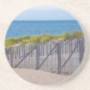 Posavasos De Arenisca EE. UU., Massachusetts. Dunas y camino