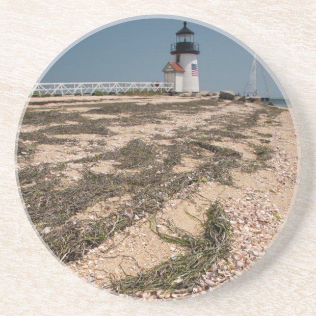 Posavasos De Arenisca EE.UU., Massachusetts, Nantucket.Rosa bebe (Frente)