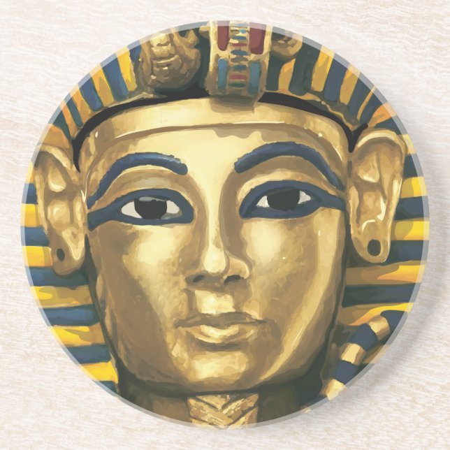 Posavasos De Arenisca Egipto - Tutankhamun (Frente)