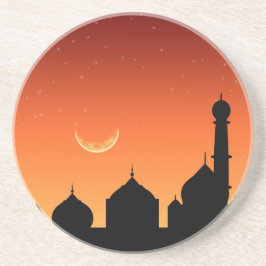 Posavasos De Arenisca Eid Mubarak Evening Sky