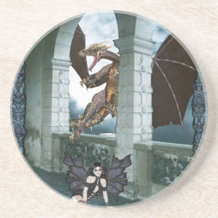 Posavasos De Arenisca El aire del dragón