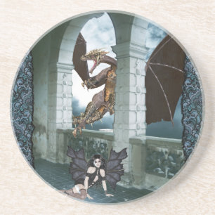 Posavasos De Arenisca El aire del dragón