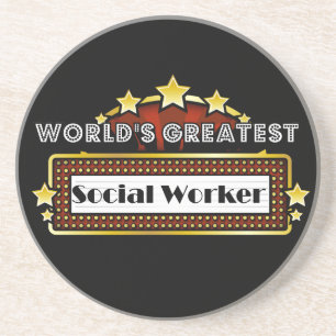 Posavasos De Arenisca El asistente social más grande del mundo