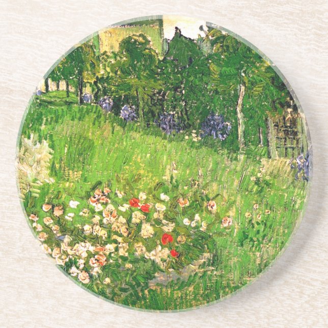 Posavasos De Arenisca El Bella Artes Garden Van Gogh de Daubigny (Frente)
