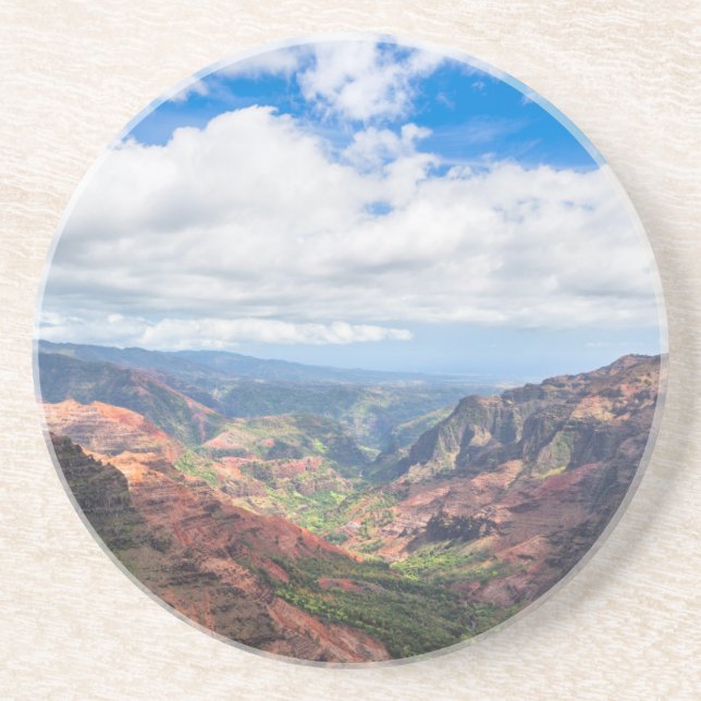 Posavasos De Arenisca El Cañón de Waimea (Frente)