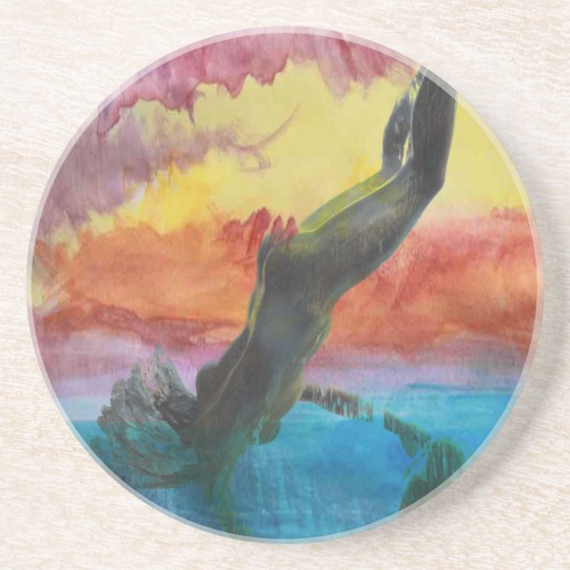 Posavasos De Arenisca El chica (Frente)