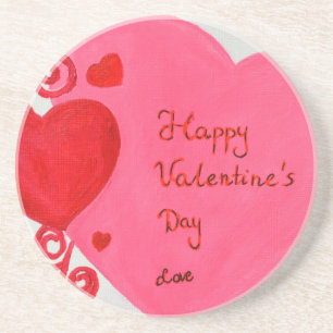 Posavasos De Arenisca El día de San Valentín