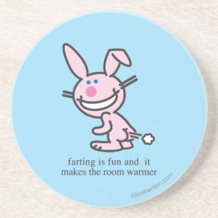 Posavasos De Arenisca El Farting es diversión