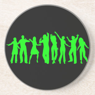 Posavasos De Arenisca El Fiesta verde