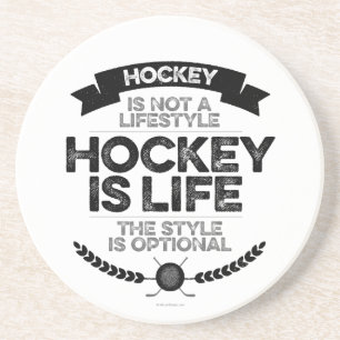 Posavasos De Arenisca El Hockey No Es Un Estilo De Vida