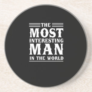 Posavasos De Arenisca El hombre más interesante del mundo
