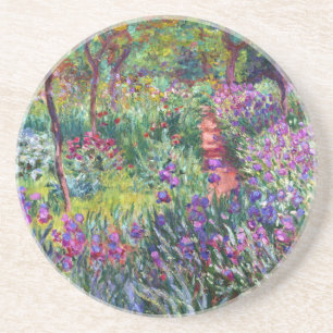Posavasos De Arenisca El jardín Iris de Giverny, Claude Monet
