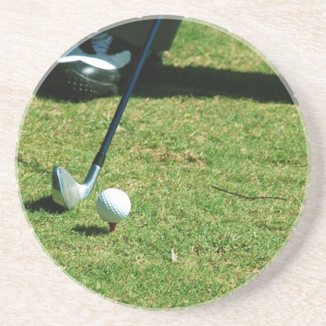 Posavasos De Arenisca El juntar con te del práctico de costa (Frente)