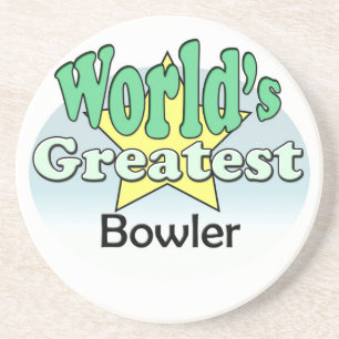 Posavasos De Arenisca El mejor Bowler del mundo