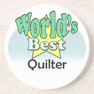 Posavasos De Arenisca El mejor Quilter del mundo