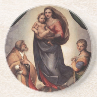 Posavasos De Arenisca El Sistine Madonna