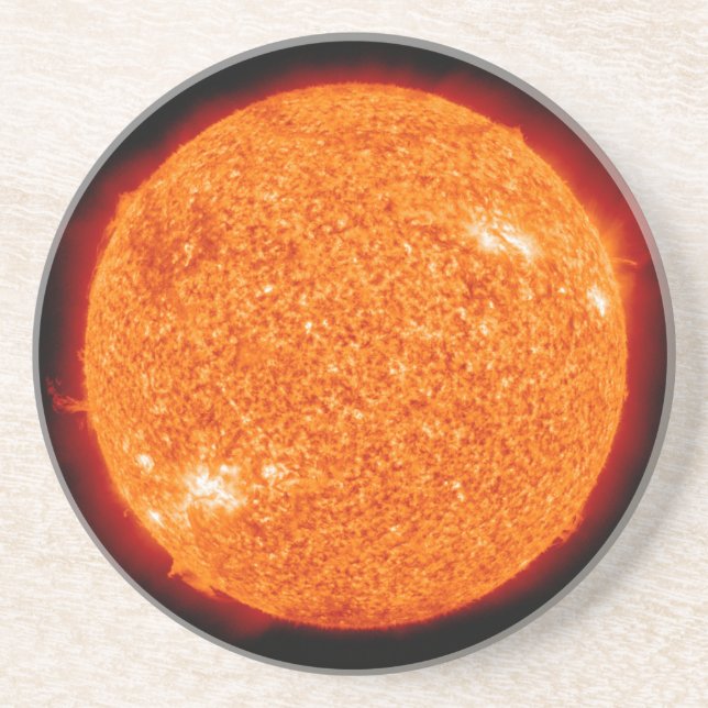 Posavasos De Arenisca El sol hirviendo (Frente)