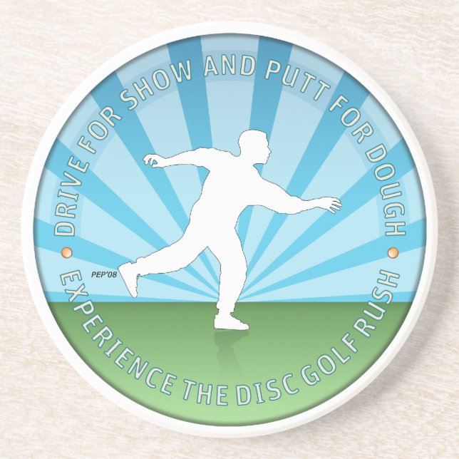 Posavasos De Arenisca El tipo Putter #1 (Frente)