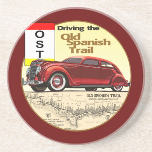 Posavasos De Arenisca El Viejo Sendero Español - Histórico Camino Automá
